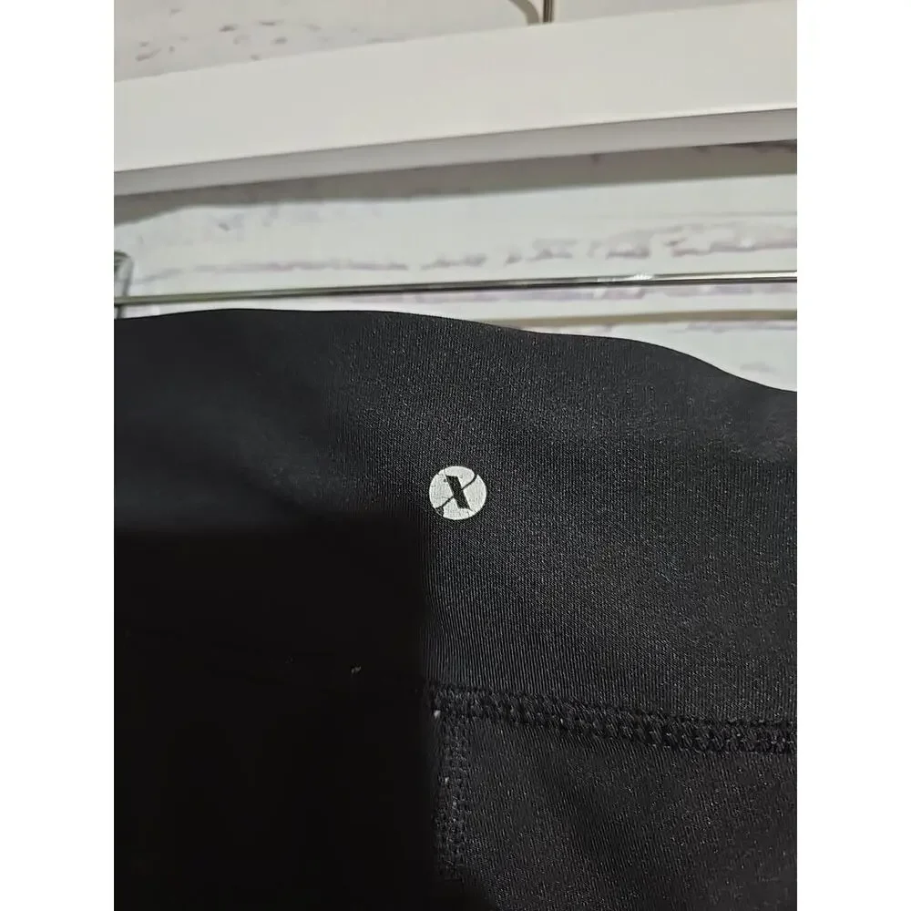 Xersion Black Activewear Workout Yoga Gym Pull On Leggings‎ Womans Size Large